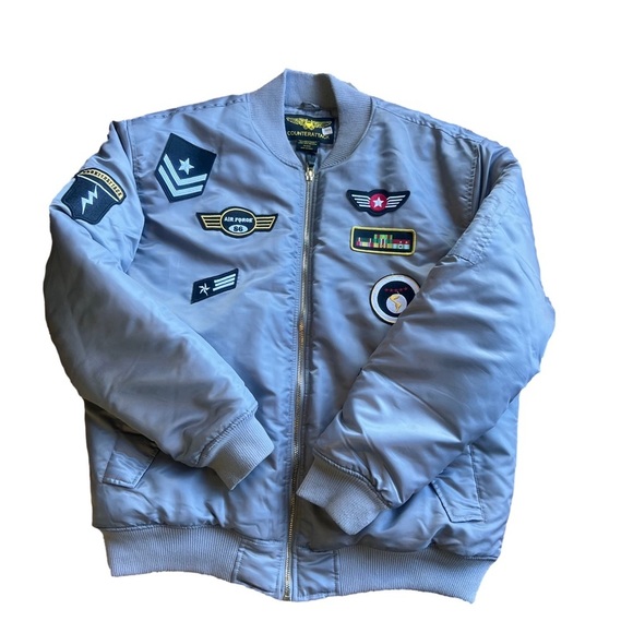 CounterAttack Bomber Men's Jacket with Patches Size 2XL #B24102 - Picture 1 of 12